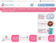 Tablet Screenshot of macrobaby.com